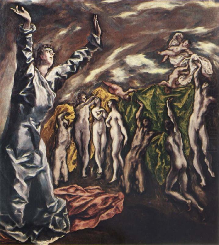 El Greco The Vision of St.John china oil painting image